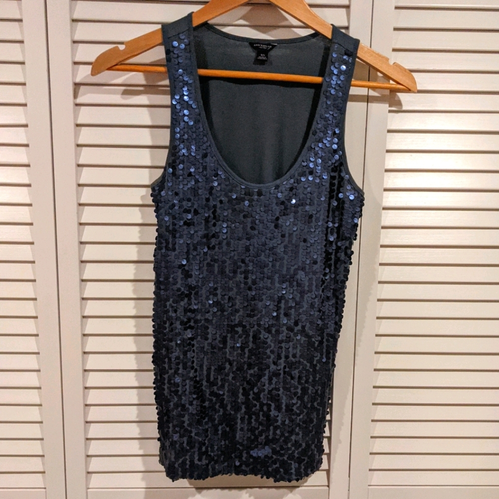 Ann Taylor Sequin Tank
